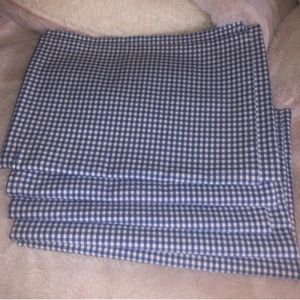 2 piece pottery barn kids blue valance